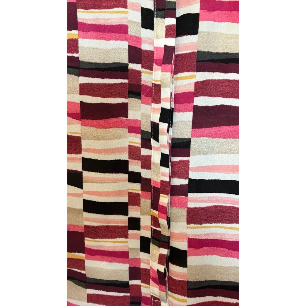 JM Collection Multicolor Geometric Blouse - Picture 6 of 12